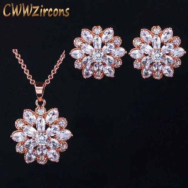 brand clear white cz crystal rose gold color flower earrings and necklace jewelry set for ladies fashion gift t179 210714, Silver
brand clear white cz crystal rose gold color flower earrings and necklace jewelry set for ladies fashion gift t179 210714, Silver