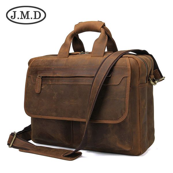 jiameida crazy horse leather men's handbag atmospheric style cowhide briefcase double zipper msenger bag
jiameida crazy horse leather men's handbag atmospheric style cowhide briefcase double zipper msenger bag