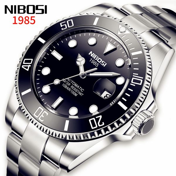 nibosi design mechanical watches men fire luxury 100m waterproof man clock automatic self-wind relogio masculino, Slivery;brown
nibosi design mechanical watches men fire luxury 100m waterproof man clock automatic self-wind relogio masculino, Slivery;brown