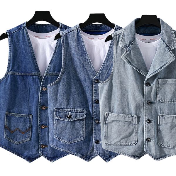 2021 new british style fashion slim fit casual smart denim vest men vintage designer waistcoat leisure suit veste hombre x8c0, Black;white
2021 new british style fashion slim fit casual smart denim vest men vintage designer waistcoat leisure suit veste hombre x8c0, Black;white