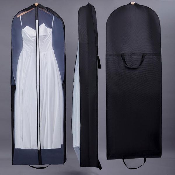 clothing & wardrobe storage black wedding dresses garment bag with clear pocket resistant material large size dust cover full zipper protect
clothing & wardrobe storage black wedding dresses garment bag with clear pocket resistant material large size dust cover full zipper protect