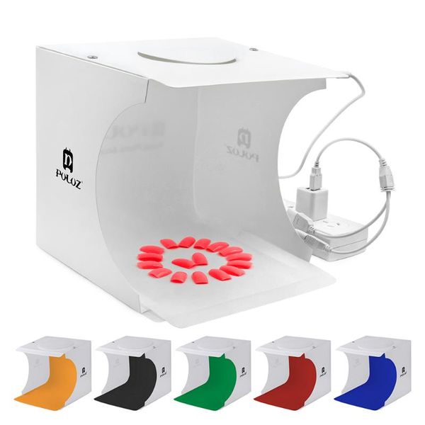 9" mini foldable camera p studio soft box built in 2 leds pgraphy light tent softbox light room tableshooting us eu
9" mini foldable camera p studio soft box built in 2 leds pgraphy light tent softbox light room tableshooting us eu