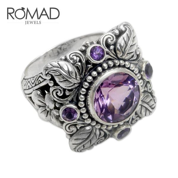 wedding rings romad luxury vintage silver color purple crystal flower pattern line sculpture engagement zircon ring for women bijoux r5, Slivery;golden
wedding rings romad luxury vintage silver color purple crystal flower pattern line sculpture engagement zircon ring for women bijoux r5, Slivery;golden