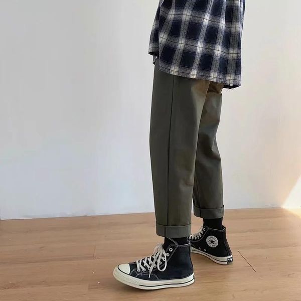 men's pants summer casual trousers brand 2021 korean loose jogging solid color wild street men, Black
men's pants summer casual trousers brand 2021 korean loose jogging solid color wild street men, Black