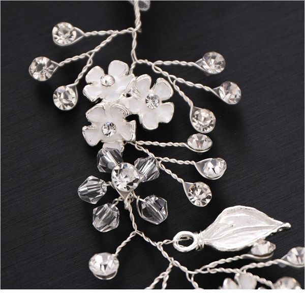 trendy handmade wedding hair jewellery leaf flower silver color pearl crystal headband bridal headdress princess party qylqoq
trendy handmade wedding hair jewellery leaf flower silver color pearl crystal headband bridal headdress princess party qylqoq