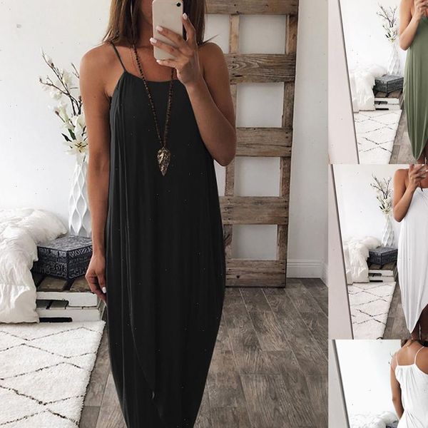 female summer loose elegant holiday casual party beach dress womens sleeveless strap irregular split dress vestidos verano, Black;gray
female summer loose elegant holiday casual party beach dress womens sleeveless strap irregular split dress vestidos verano, Black;gray