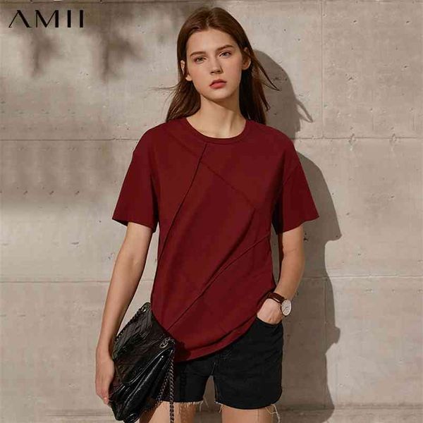 minimalism spring summer women's tshirt causal solid cotton oneck geometry loose female 12160010 210527, White
minimalism spring summer women's tshirt causal solid cotton oneck geometry loose female 12160010 210527, White