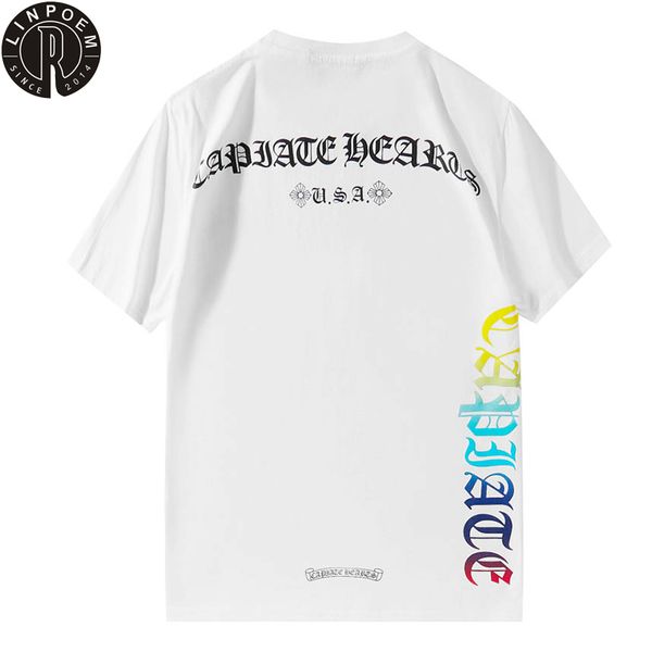 brand fashion brand ins super fire ch rainbow sanskrit cross horseshoe casual men's and women's short sleeve t-shirt, White;black
brand fashion brand ins super fire ch rainbow sanskrit cross horseshoe casual men's and women's short sleeve t-shirt, White;black