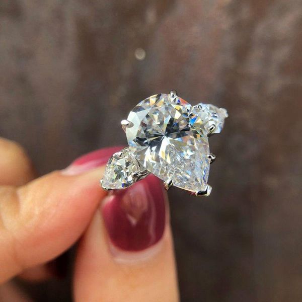 cluster rings water drop 925 sterling silver diamond ring gemstone engagement wedding band for women bridal statement party jewelry gift, Golden;silver
cluster rings water drop 925 sterling silver diamond ring gemstone engagement wedding band for women bridal statement party jewelry gift, Golden;silver
