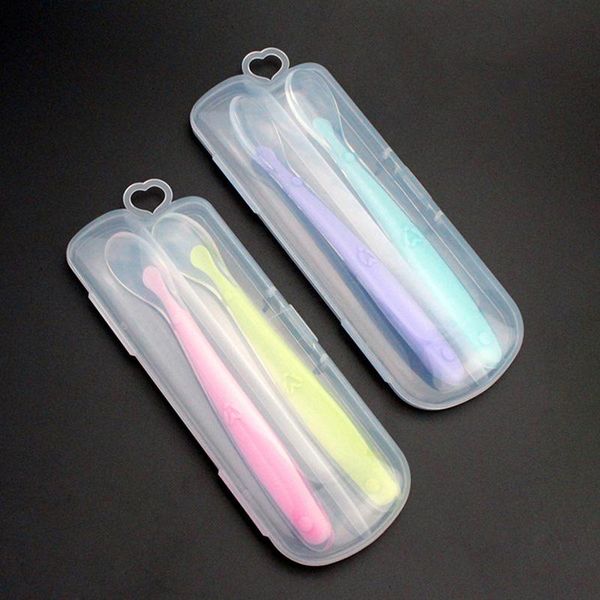 spoons baby silicone squeezing feeding spoon 2pcs safe supplement feeder with case 899
spoons baby silicone squeezing feeding spoon 2pcs safe supplement feeder with case 899
