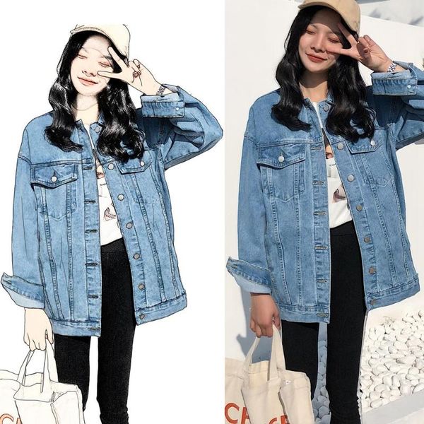 solid jean jeans jacket for women loose casual blue women coats female outwear denim feminine chaqueta mujer coat autumn, Black;brown
solid jean jeans jacket for women loose casual blue women coats female outwear denim feminine chaqueta mujer coat autumn, Black;brown