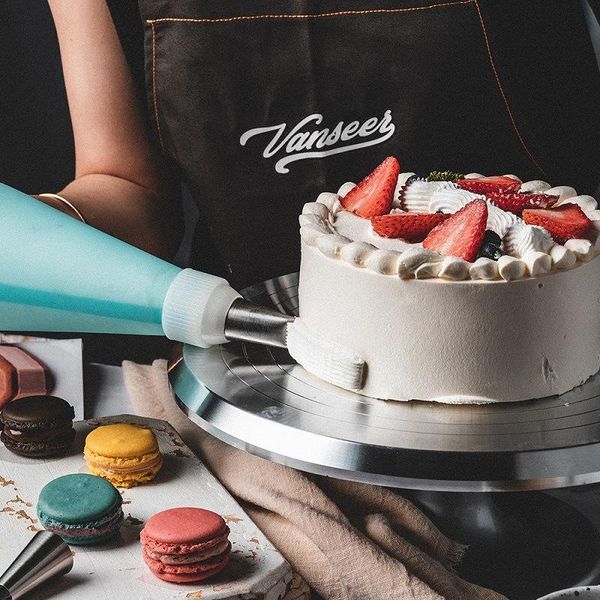 cake decorating turntable set 304 stainless steel mouth scraper rotating table baking & pastry tools
cake decorating turntable set 304 stainless steel mouth scraper rotating table baking & pastry tools