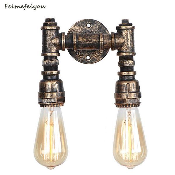 feimefeiyou industrial retro creative wrought iron pipe wall lamp european style bar aisle corridor wall pipe lamp
feimefeiyou industrial retro creative wrought iron pipe wall lamp european style bar aisle corridor wall pipe lamp