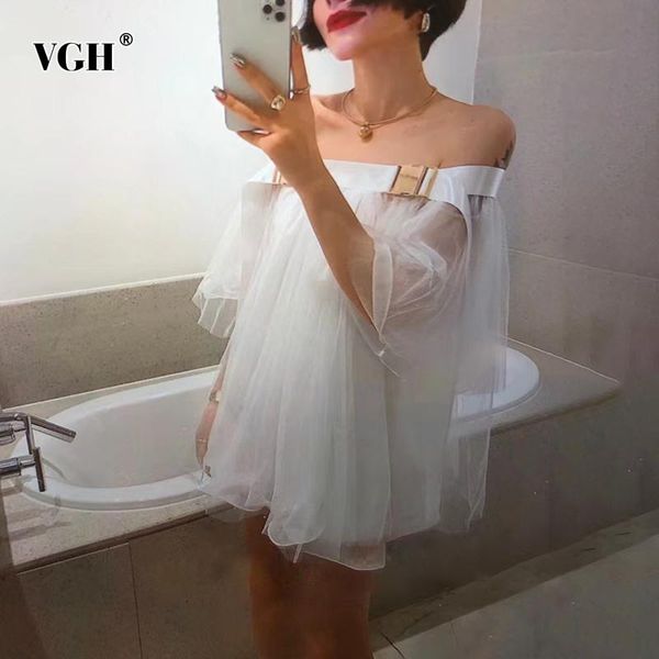 women's blouses & shirts vgh casual white loose chiffon slash neck short sleeve korean solid fashion woman 2021 clothing style
women's blouses & shirts vgh casual white loose chiffon slash neck short sleeve korean solid fashion woman 2021 clothing style