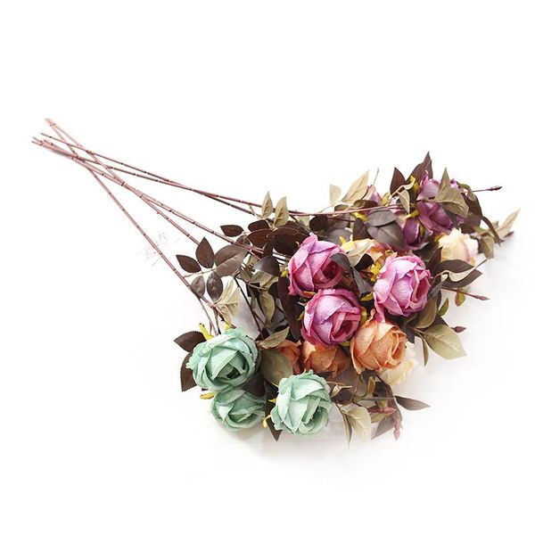 3 heads/bunch)artificial flowers rose for wedding decoration birthday party crafts bouquet floral buds silk flower
3 heads/bunch)artificial flowers rose for wedding decoration birthday party crafts bouquet floral buds silk flower