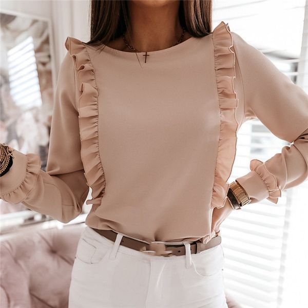 shirt women ruffles fly sleeve back buttons up blouse 2021 outwear casual long sleeve loose long sleeve ol shirt, White
shirt women ruffles fly sleeve back buttons up blouse 2021 outwear casual long sleeve loose long sleeve ol shirt, White