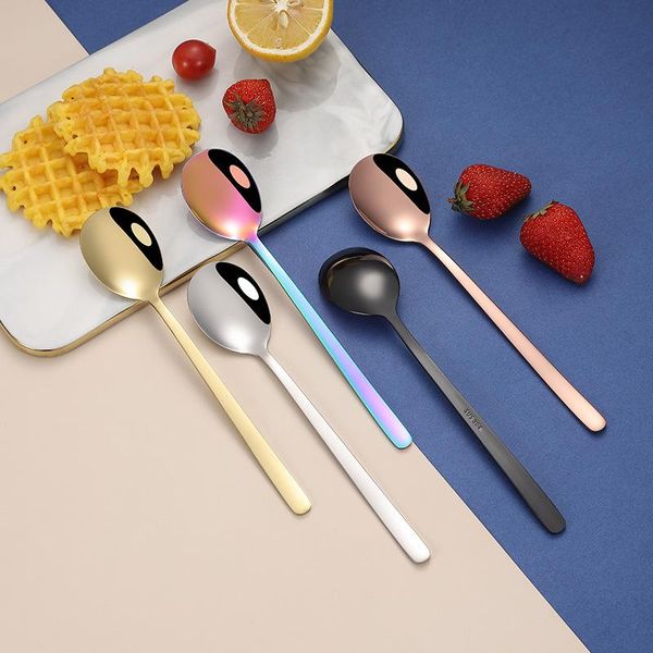 spoons 1pcs stainless steel long handle coffee spoon tea dessert household kitchen tableware accessories tools
spoons 1pcs stainless steel long handle coffee spoon tea dessert household kitchen tableware accessories tools