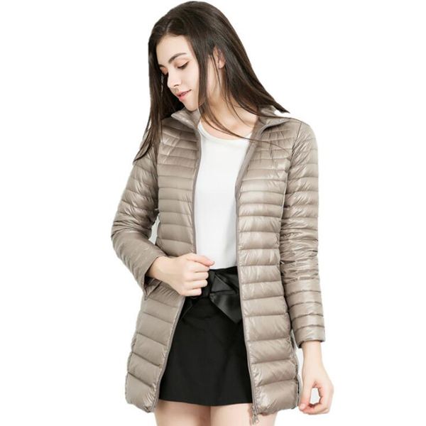 jacket women spring autumn casual stand collar lightweight jackets casaco jaqueta feminina ladies long coats 7xl winter clothes, Black;brown
jacket women spring autumn casual stand collar lightweight jackets casaco jaqueta feminina ladies long coats 7xl winter clothes, Black;brown