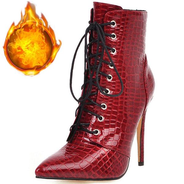 boots cowboy for women shoes fashion snake winter lace up high heel short ankle autumn lady booties plus size, Black
boots cowboy for women shoes fashion snake winter lace up high heel short ankle autumn lady booties plus size, Black