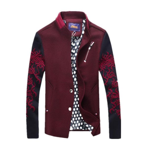 men's jackets 2021 arrival style fashion jacket high-quality wool nylon coat slim over two colours plus size -4xl, Black;brown
men's jackets 2021 arrival style fashion jacket high-quality wool nylon coat slim over two colours plus size -4xl, Black;brown