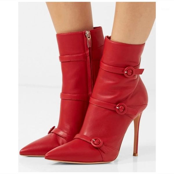 boots mkkhou short women's winter red pointed toe side zipper stiletto 12cm high heel shrot large size 36-471, Black
boots mkkhou short women's winter red pointed toe side zipper stiletto 12cm high heel shrot large size 36-471, Black