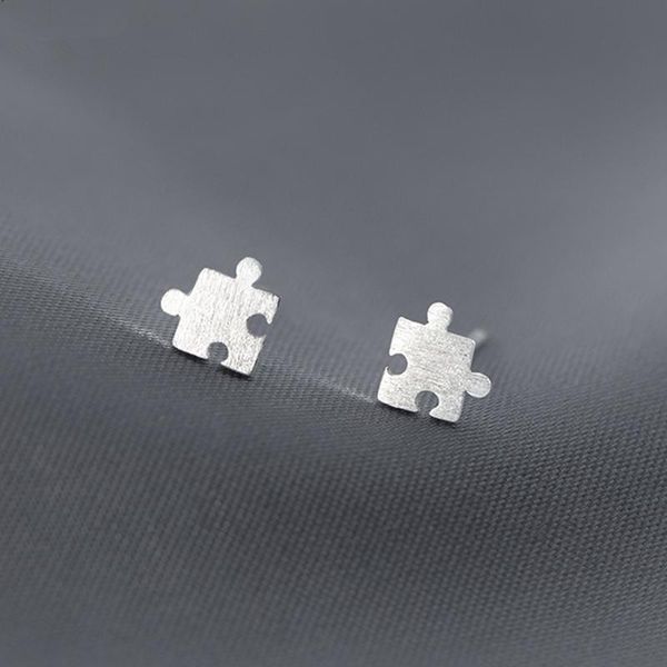stud pure 925 sterling silver wire drawing game puzzle shaped earrings geometric small ear jewelry women girl gift, Golden;silver
stud pure 925 sterling silver wire drawing game puzzle shaped earrings geometric small ear jewelry women girl gift, Golden;silver
