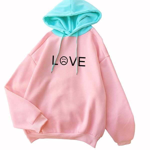 women's hoodies & sweatshirts love hoodie women autumn casual kawaii face letter print sweatshirt long sleeve pullover loose fleece har, Black
women's hoodies & sweatshirts love hoodie women autumn casual kawaii face letter print sweatshirt long sleeve pullover loose fleece har, Black