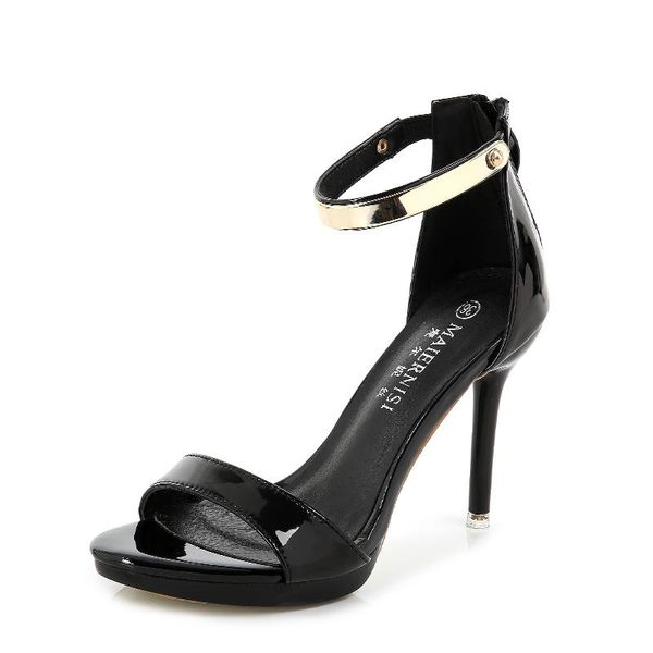 sandals high heels open toe shoes women 10cm heel ladies large size 34-44 brand quality summer fashion, Black
sandals high heels open toe shoes women 10cm heel ladies large size 34-44 brand quality summer fashion, Black