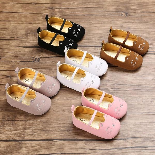 first walkers baby shoes born infant pram mary jane girls princess moccasins cats print soft 0-18m
first walkers baby shoes born infant pram mary jane girls princess moccasins cats print soft 0-18m
