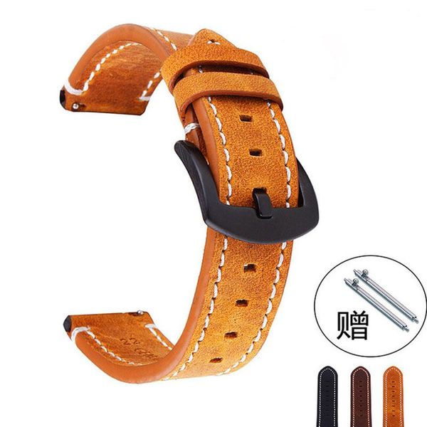 watch bands black brown yellow 18mm 19mm 20mm 21mm 22mm 24mm retro calf leather band strap genuine watchbands belt 
watch bands black brown yellow 18mm 19mm 20mm 21mm 22mm 24mm retro calf leather band strap genuine watchbands belt