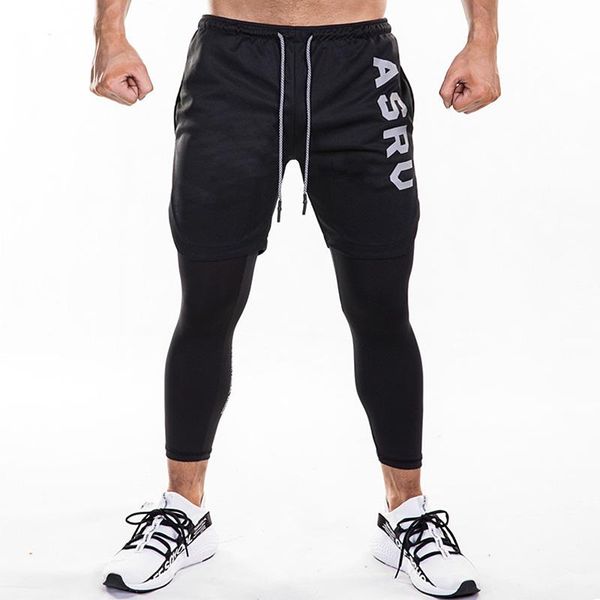 men's shorts fitness quick-drying 2 in 1 double-layer skintight tracksuit pants gym jogging running sport fake two piece, White;black
men's shorts fitness quick-drying 2 in 1 double-layer skintight tracksuit pants gym jogging running sport fake two piece, White;black