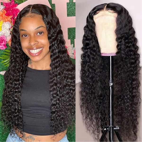lx brand long deep wavy wigs with baby hair synthetic lace front wig pre plucked cosplay party glueless wig for women daily usefactory direc, Black
lx brand long deep wavy wigs with baby hair synthetic lace front wig pre plucked cosplay party glueless wig for women daily usefactory direc, Black