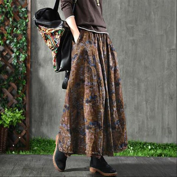 spring autumn new arts style women high waist cotton a line long skirt vintage print loose maxi skirt female casual skirt s272, Black
spring autumn new arts style women high waist cotton a line long skirt vintage print loose maxi skirt female casual skirt s272, Black