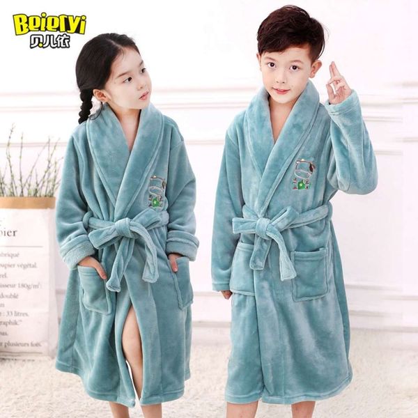 flannel winter children's robes coral thickened pajamas boys girls bathrobes baby home clothes, Blue;red
flannel winter children's robes coral thickened pajamas boys girls bathrobes baby home clothes, Blue;red