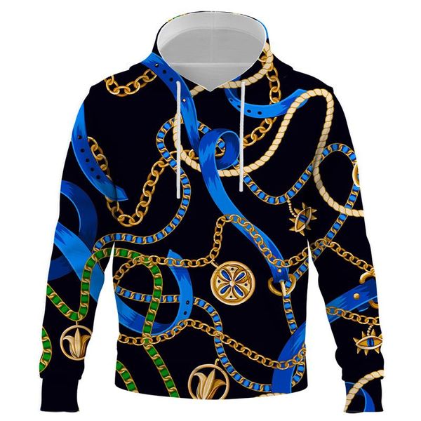 men's hoodies & sweatshirts 2021 iron chain 3d luxurious print men hoodie funny long sleeve youth harajuku spring autumn leisure hip ho, Black
men's hoodies & sweatshirts 2021 iron chain 3d luxurious print men hoodie funny long sleeve youth harajuku spring autumn leisure hip ho, Black