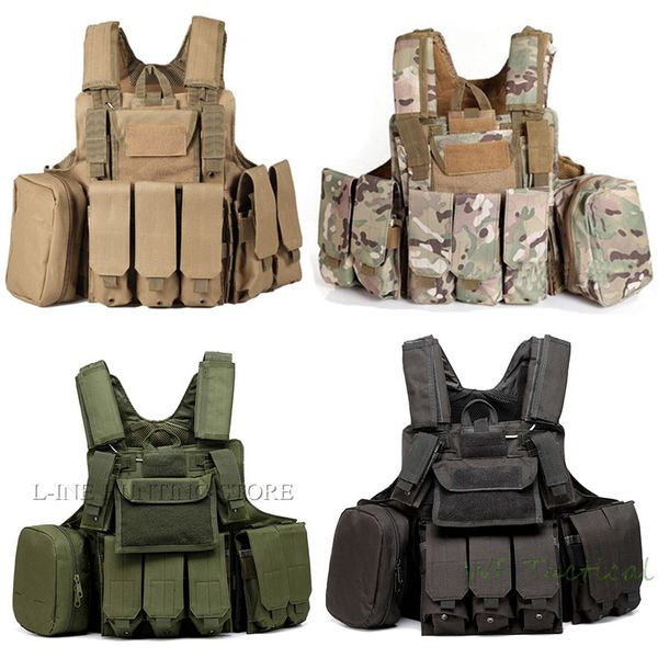 tactical molle vest ciras paintball combat releasable armor plate carrier strike hunting magpouch rig vest, Camo;black
tactical molle vest ciras paintball combat releasable armor plate carrier strike hunting magpouch rig vest, Camo;black