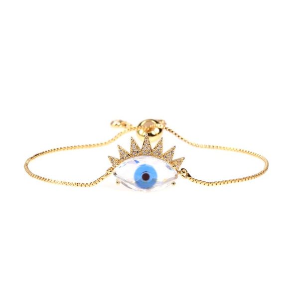 charm bracelets eyika boho style pave zircon turkish evil eye bracelet women lucky jewelry gold plated crystal glass female adjustable bangl, Golden;silver
charm bracelets eyika boho style pave zircon turkish evil eye bracelet women lucky jewelry gold plated crystal glass female adjustable bangl, Golden;silver