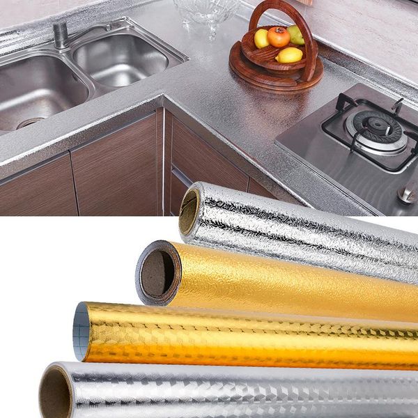 wallpapers kitchen oil-proof self adhesive wall stickers antifouling hightemperature aluminum foil waterproof cabinet paper
wallpapers kitchen oil-proof self adhesive wall stickers antifouling hightemperature aluminum foil waterproof cabinet paper