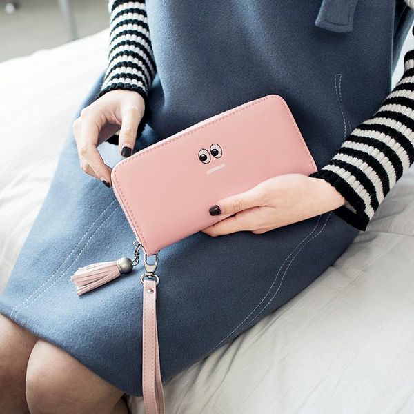 wallets women's long wallet korean-style fashion embroidered tassel cute zip, Red;black
wallets women's long wallet korean-style fashion embroidered tassel cute zip, Red;black