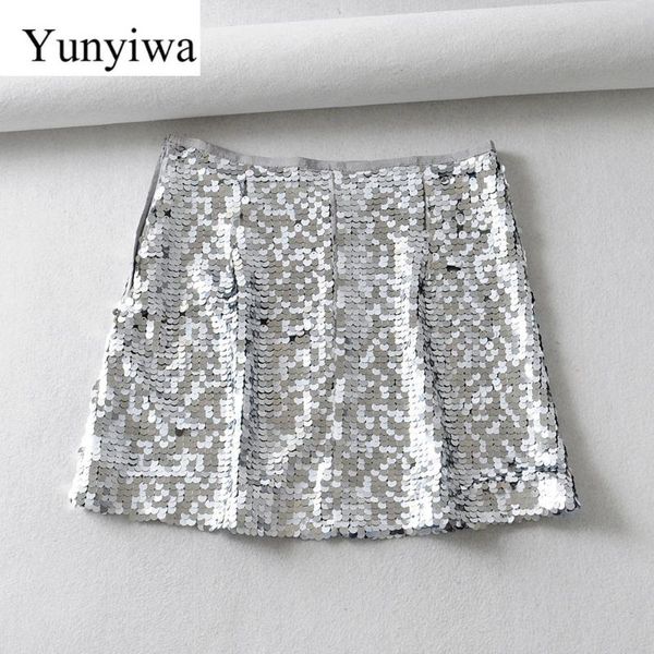 skirts 2021 women shiny sequined mini skirt side zipper a line party club wear female chic stylish solid mujer, Black
skirts 2021 women shiny sequined mini skirt side zipper a line party club wear female chic stylish solid mujer, Black
