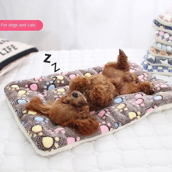 kennels & pens thickened dog cat bed soft flannel fleece pet mats pad puppy animals cushion home rug non-slip warm sleeping cover blanket 
kennels & pens thickened dog cat bed soft flannel fleece pet mats pad puppy animals cushion home rug non-slip warm sleeping cover blanket