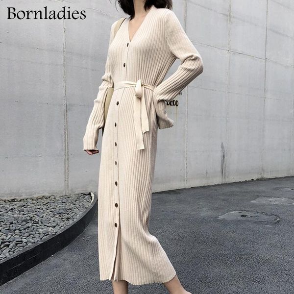 casual dresses bornladies autumn solid ladies sweater vestidos full sleeve single-breasted lace-up female knitted long dress 2021, Black;gray
casual dresses bornladies autumn solid ladies sweater vestidos full sleeve single-breasted lace-up female knitted long dress 2021, Black;gray