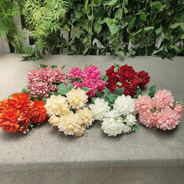decorative flowers & wreaths 49cm 9-heads dahlia chrysanthemum artificial home decoration wedding pography green plant simulation bouquet
decorative flowers & wreaths 49cm 9-heads dahlia chrysanthemum artificial home decoration wedding pography green plant simulation bouquet