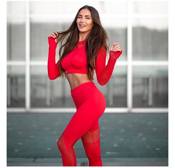 new explosive summer sports yoga clothing hips stretch tights female beauty back sets long sleeve fitness sports suit, Gray
new explosive summer sports yoga clothing hips stretch tights female beauty back sets long sleeve fitness sports suit, Gray