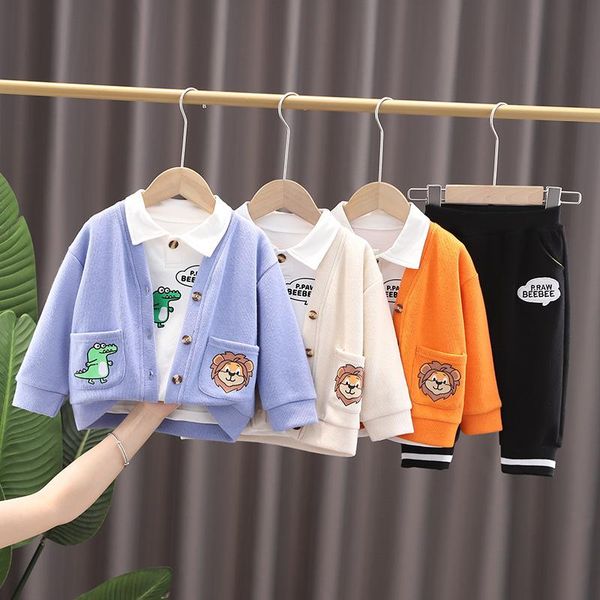 clothing sets 2021 spring baby toddler infant t shirt and pants children kids casual three-piece suit cjt014, White
clothing sets 2021 spring baby toddler infant t shirt and pants children kids casual three-piece suit cjt014, White
