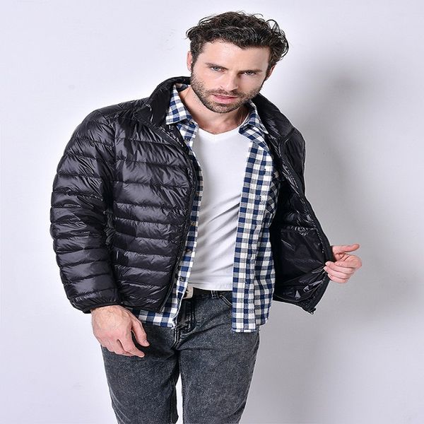 casual mens down jacket 2021 winter windproof coat solid color male outerwear fashion active sport style coats for high quality, Black
casual mens down jacket 2021 winter windproof coat solid color male outerwear fashion active sport style coats for high quality, Black