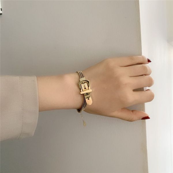 hbp fashion ins style jewelry net red titanium steel cold wind exquisite personality does not fade versatile temperament bracelet ring girl, Silver
hbp fashion ins style jewelry net red titanium steel cold wind exquisite personality does not fade versatile temperament bracelet ring girl, Silver