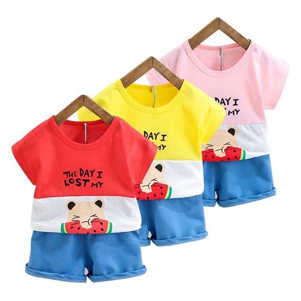 clothing sets cartoon suit infant casual clothes summer boy watermelon bear t-shirt solid color shorts set toddler baby kid active outf, White
clothing sets cartoon suit infant casual clothes summer boy watermelon bear t-shirt solid color shorts set toddler baby kid active outf, White