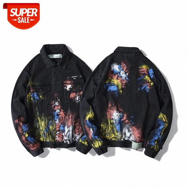 brand ow hand-painted graffiti firework splash ink destruction of old denim casual jacket #ei5d, Black;brown
brand ow hand-painted graffiti firework splash ink destruction of old denim casual jacket #ei5d, Black;brown