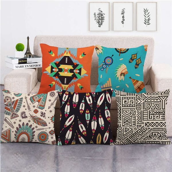 american tribes indian aztec pattern geometric design throw cushion cover linen/cotton sofa pillow cover decorative pillow case
american tribes indian aztec pattern geometric design throw cushion cover linen/cotton sofa pillow cover decorative pillow case